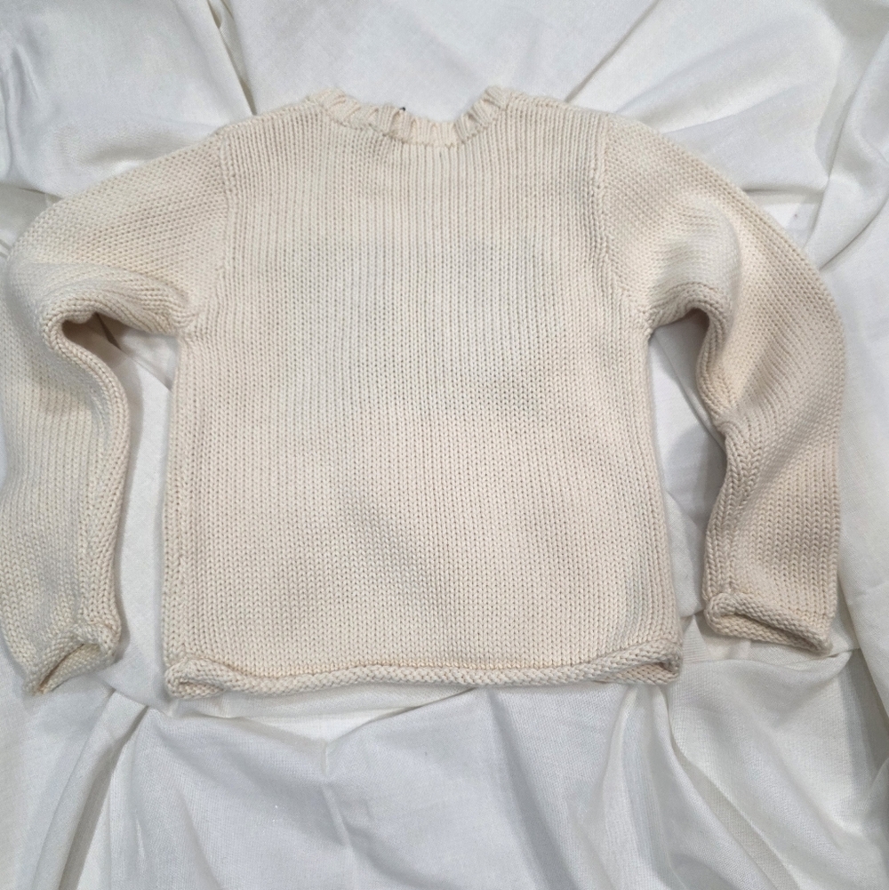 Vintage Ralph Lauren American Flag Cotton Sweater Made in Japan Unisex 4/5 - Picture 11 of 13